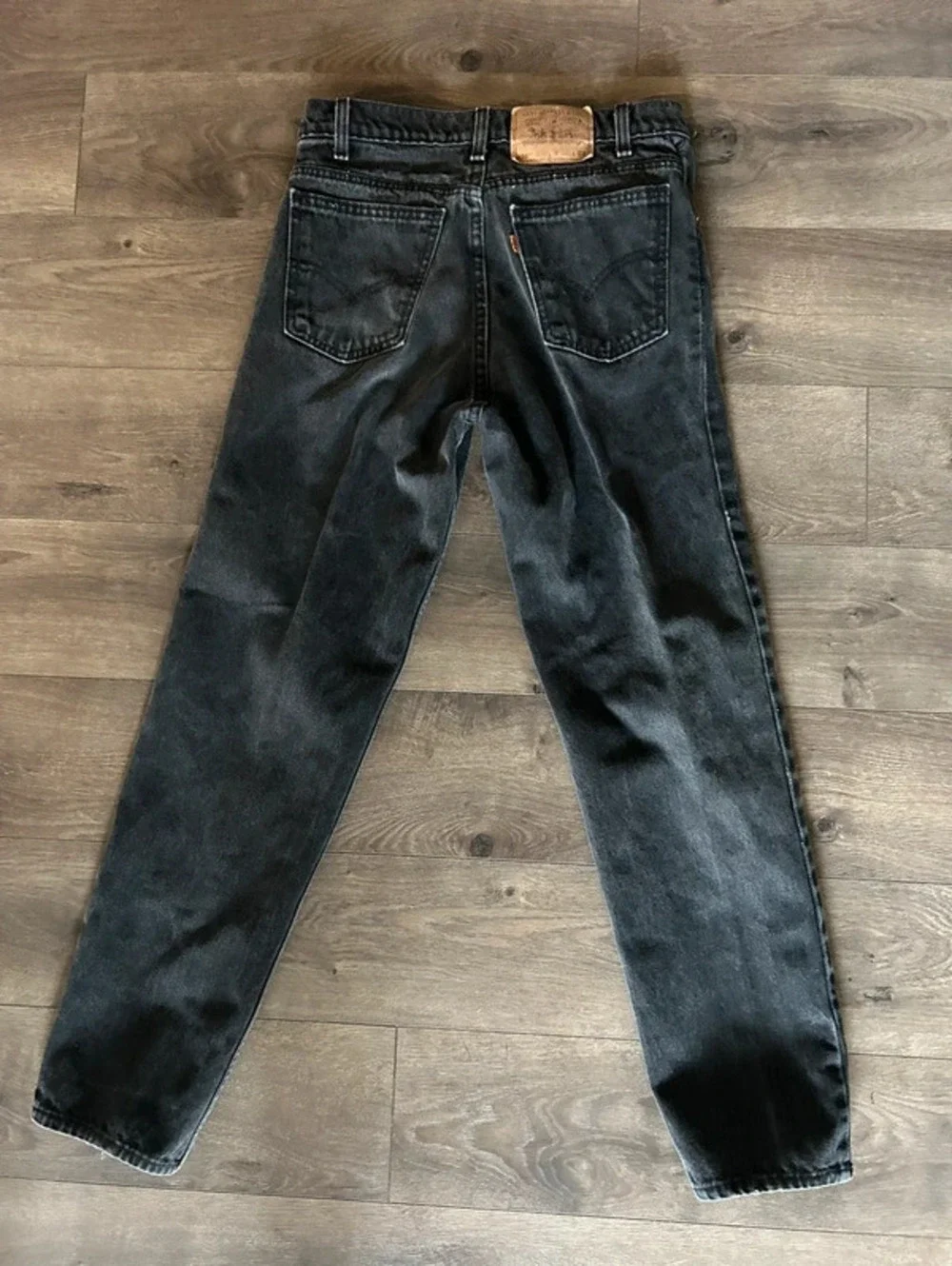 vintage levi’s 550 orange tab black jeans 32x34